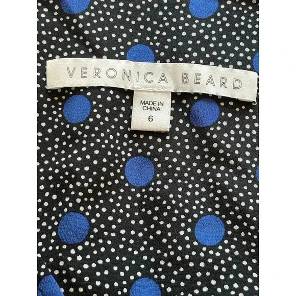 Veronica Beard  Lou Lou Ruched Dress size 6 100% Silk long sleeve mini - Picture 10 of 13